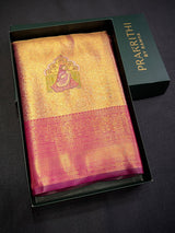 Magenta Tissue Kanchipuram saree- PBRIDEK26