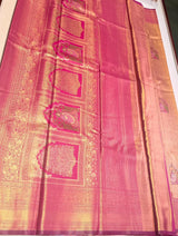 Magenta Tissue Kanchipuram saree- PBRIDEK26