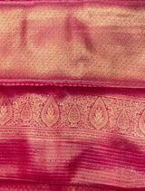 Rani Pink Tissue Kanchipuram saree- PBRIDEK27
