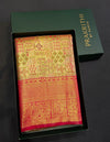 Red Tissue Kanchipuram saree- PBRIDEK31