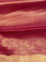 Rani pink Tissue Kanchipuram saree- PBRIDEK32A
