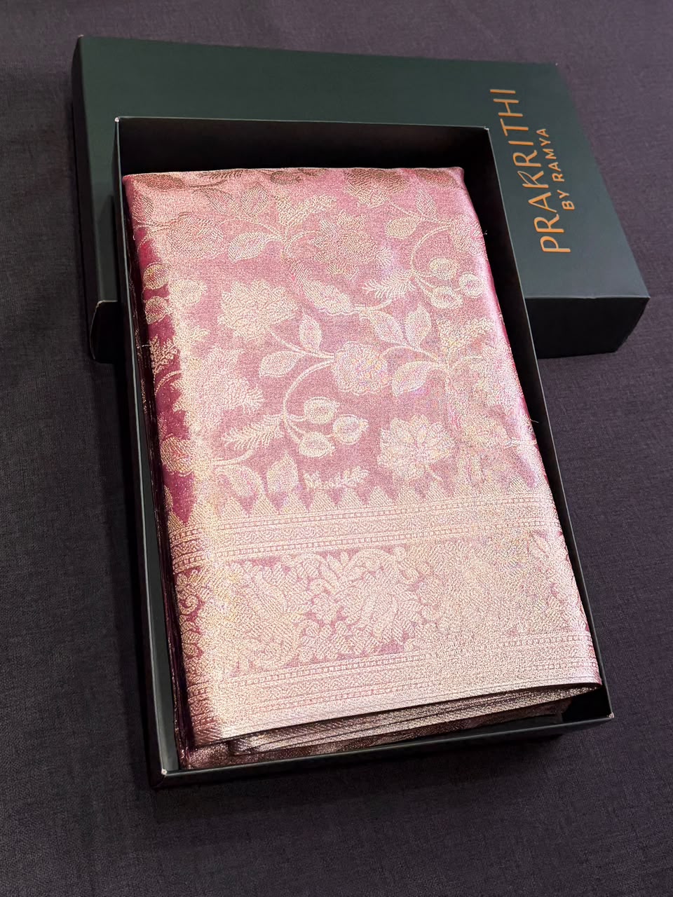 Pastal Pink Tissue Kanchipuram saree- PBRIDEK23DD