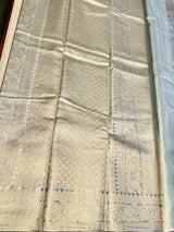 Pastal blue Tissue Kanchipuram saree- PBRIDEK23DE