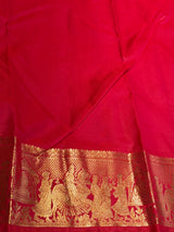 Red Semi Kanchipuram saree- PBRNN2