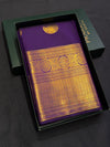 Violet Semi Kanchipuram Silk Saree PSSRN55