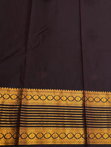 Brown Semi Kanchipuram Silk Saree - PSSRN56