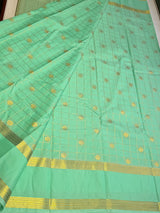 Pastal Green Semi Kanchipuram Silk Saree - PSSRN57