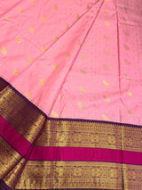 Pink andpurple Semi Kanchipuram Silk Saree - PSSRN62