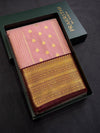 Onion pink and brownSemi Kanchipuram Silk Saree - PSSRN63