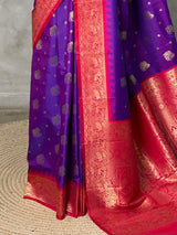 Violet silk Saree - PBRKIV5D