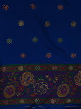 Royal Blue Pashmina silk Saree - PBRMM7G