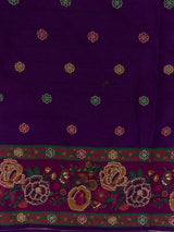 Violet Pashmina silk Saree - PBRMM7C