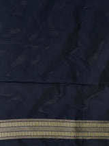 Navy Blue Premium katan Banarasi silk saree - PRAZ14D