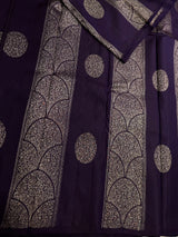 Dark Blue Pure Kanchipuram Silk saree - PPURE134C