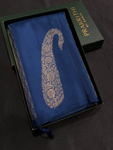 Blue Pure Kanchipuram Silk saree - PPURE134E