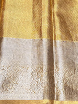 Gold Pure tissue Kanchipuram Silk saree - PPURE140