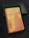 Gold and pink Pure tissue Kanchipuram Silk saree - PPURE143