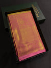 Gold and pink Pure tissue Kanchipuram Silk saree - PPURE144
