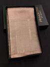 Pastal Pink and silver Pure tissue Kanchipuram Silk saree - PPURE146
