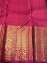 Pastal blue and pink Pure tissue Kanchipuram Silk saree - PPURE148