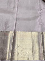 Pastal lavender Pure Kanchipuram Silk saree - PPURE149