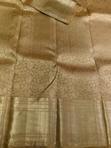Gold Pure Kanchipuram Silk saree - PPURE152
