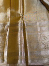 Gold Pure tissue Kanchipuram Silk saree - PPURE153