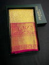 Gold and dark pink Pure tissue Kanchipuram Silk saree - PPURE154
