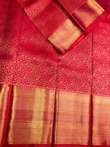 Red Pure Kanchipuram Silk saree - PPURE161