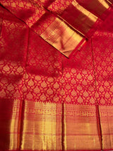 Red Pure Kanchipuram Silk saree - PPURE163