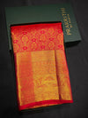 Reddish Pink dual tone Pure Kanchipuram Silk saree - PPURE164