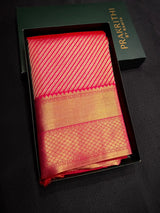 Dark Pink Pure Kanchipuram Silk saree - PPURE166
