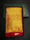 Gold and Red Pure Tissue Kanchipuram Silk saree - PPURE174