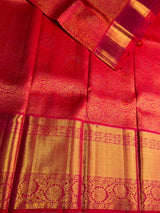 Reddish pink PureKanchipuram Silk saree - PPURE176