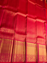 Reddish pink PureKanchipuram Silk saree - PPURE176