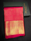 Dark pink Pure Kanchipuram Silk saree - PPURE181