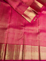 Dark pink Pure Kanchipuram Silk saree - PPURE181