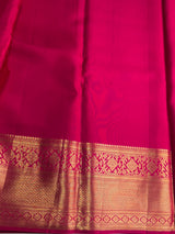 Dark pink Pure Kanchipuram Silk saree - PPURE182