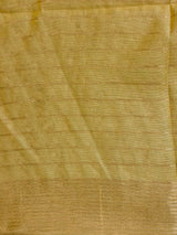 Yellow Chanderi silk cotton Jamdani woven saree- PBRJ38A