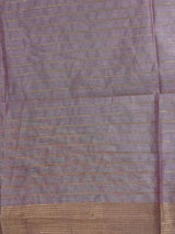 Pink Chanderi silk cotton Jamdani woven saree- PBRJ38C