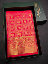 Rani Pink Bridal Kanchipuram saree- PBRIDEK33B