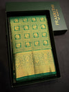 Green Bridal Kanchipuram saree- PBRIDEK33D