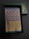 Teal Blue Bridal Kanchipuram saree- PBRIDEK33E