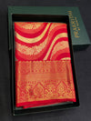 Red Bridal Tissue Kanchipuram saree- PBRIDEK38A