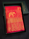 Red Bridal Kanchipuram saree- PBRIDEK34