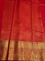 Maroon Bridal Kanchipuram saree- PBRIDEK34A