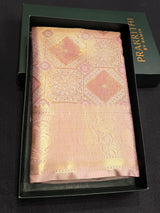 Nude Lavender Tissue Kanchipuram saree- PBRIDEK37B