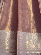 Nude Lavender Tissue Kanchipuram saree- PBRIDEK37B