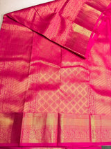 Rani Pink Bridal Kanchipuram saree- PBRIDEK39A