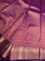 Purple Bridal Kanchipuram saree- PBRIDEK39D